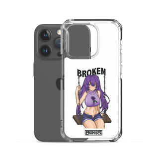 Broken Anime Girl iPhone Case