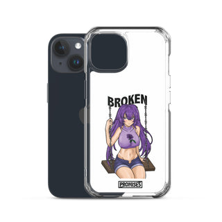 Broken Anime Girl iPhone Case