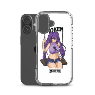 Broken Anime Girl iPhone Case