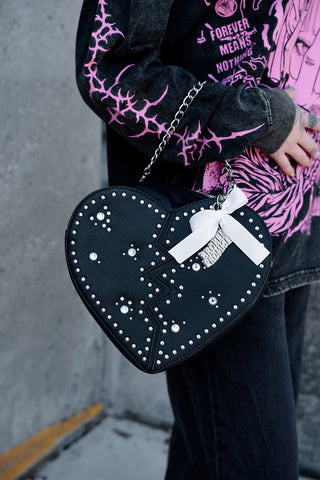 Broken Heartshaped Crossbody Bag