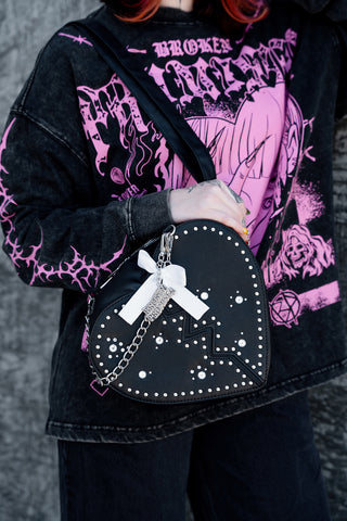 Broken Heartshaped Crossbody Bag