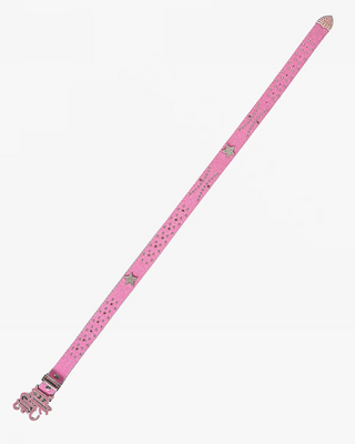 Charmed Studded Pink Fuzzy Belt