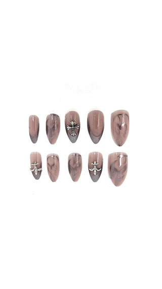 Chrome Press-on Nails