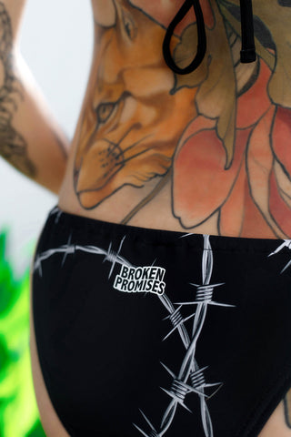 Chrome Wire Bikini Bottom