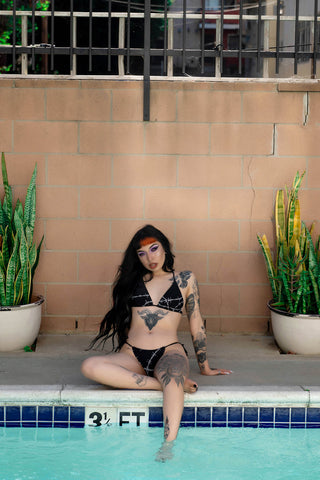 Chrome Wire Bikini Bottom