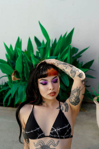 Chrome Wire Bikini Top