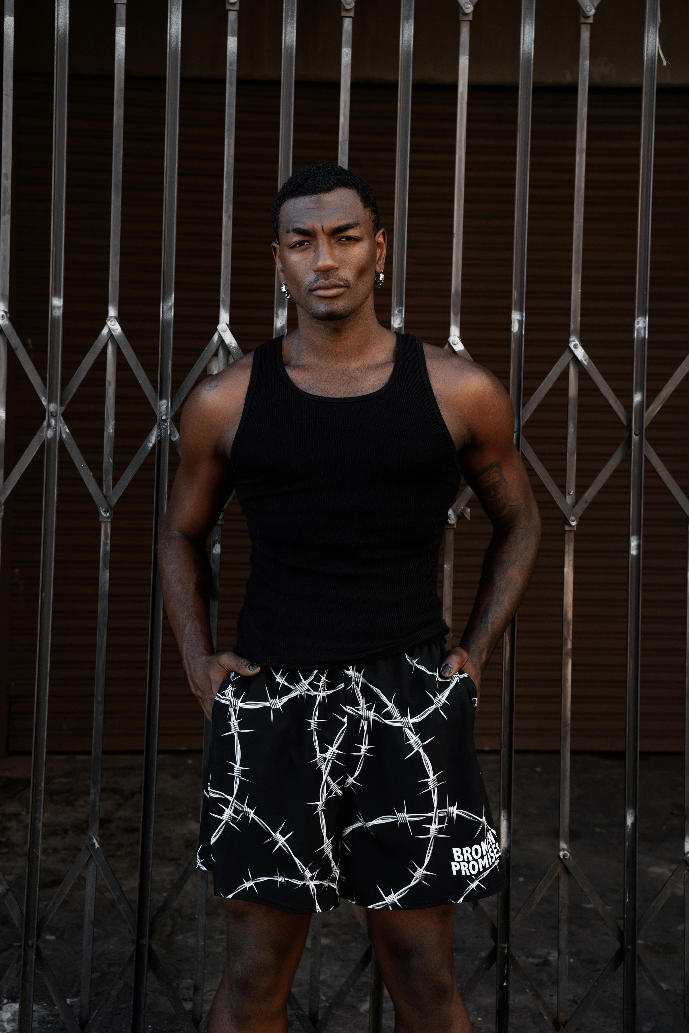 Chrome Wire Shorts