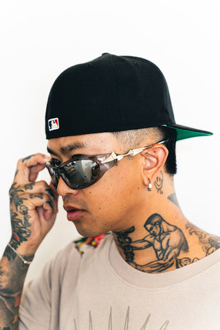 Chromebone Clear Sunglasses (Black Ice)