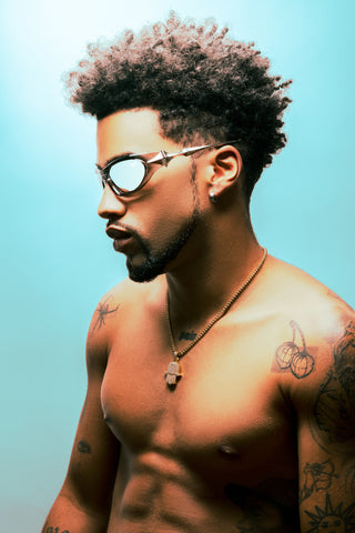 Chromebone Clear Sunglasses (Black Ice)