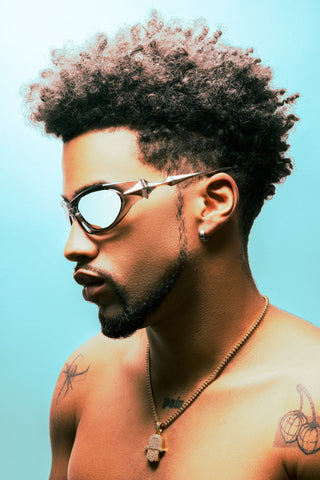 Chromebone Clear Sunglasses (Black Ice)