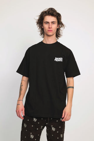 Cracked Screen Tee Black