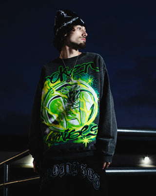 Cross Your Mind Crew Neck Sweatshirt