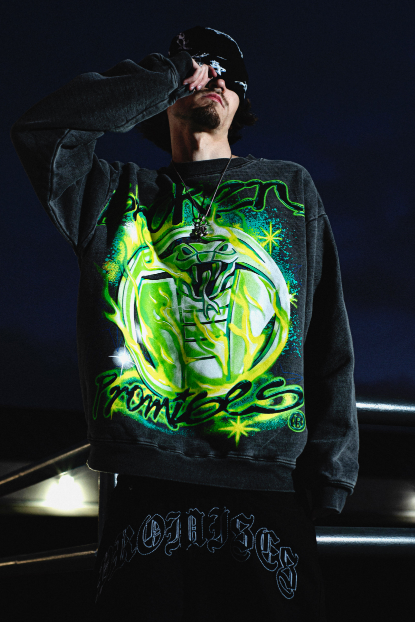 Cross Your Mind Crew Neck Sweatshirt