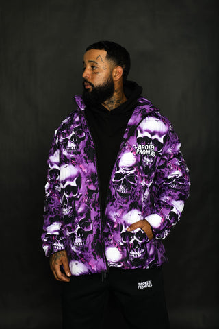 Crypt Puffer Jacket Purple