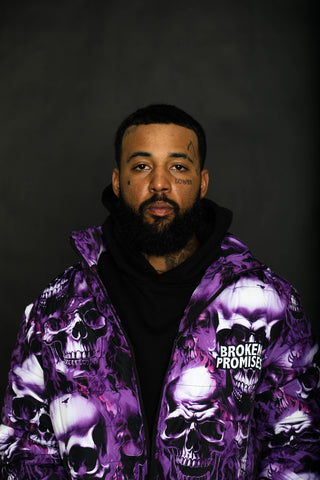 Crypt Puffer Jacket Purple