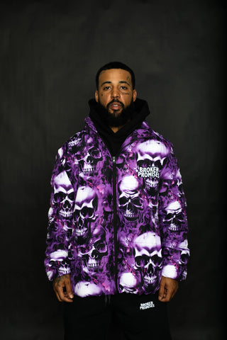 Crypt Puffer Jacket Purple