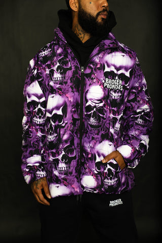 Crypt Puffer Jacket Purple