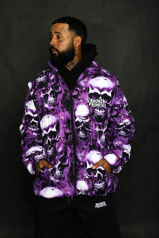 Crypt Puffer Jacket Purple