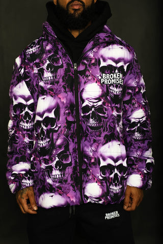 Crypt Puffer Jacket Purple