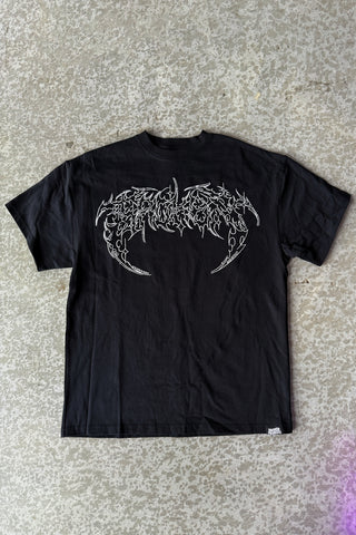 Cyberbyte Tee Chrome Print Black