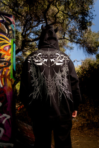 Cybercore Horned Hoodie