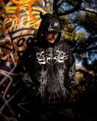 Cybercore Horned Hoodie