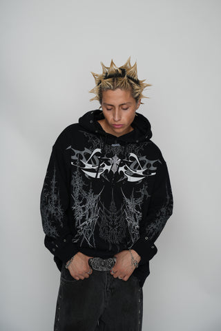 Cybercore Horned Hoodie