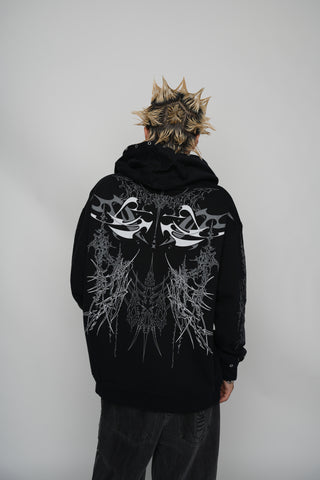 Cybercore Horned Hoodie