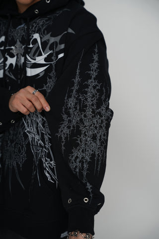 Cybercore Horned Hoodie