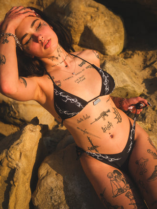 Cybersig Triangle Bikini Top