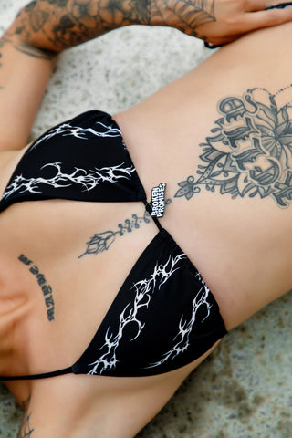 Cybersig Triangle Bikini Top