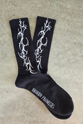 Cyberwire Sock Black
