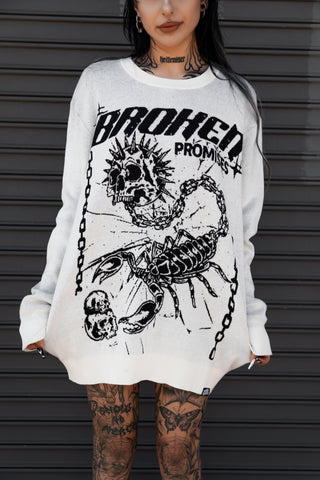 Deadly Stinger Cream Sweater