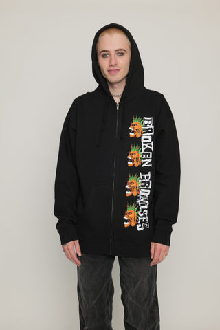 Death Rocker Zip Up Hoodie