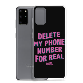 Delete My Number Purple Samsung Case