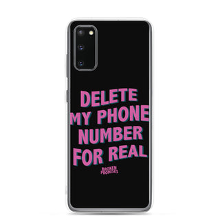 Delete My Number Purple Samsung Case