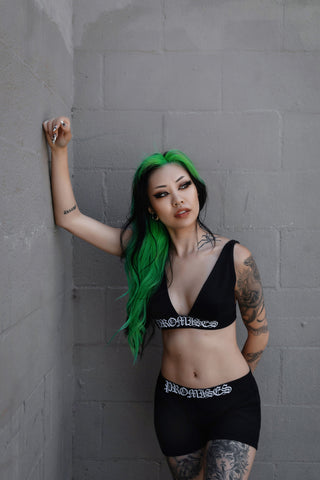 Enemy Bralette Black