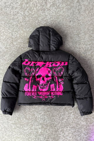 Faceless Puffer Jacket Black