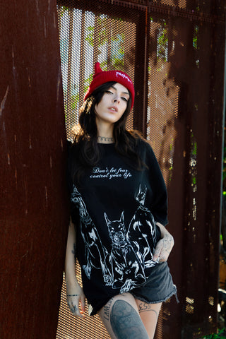 Fear of Three Washed Tee