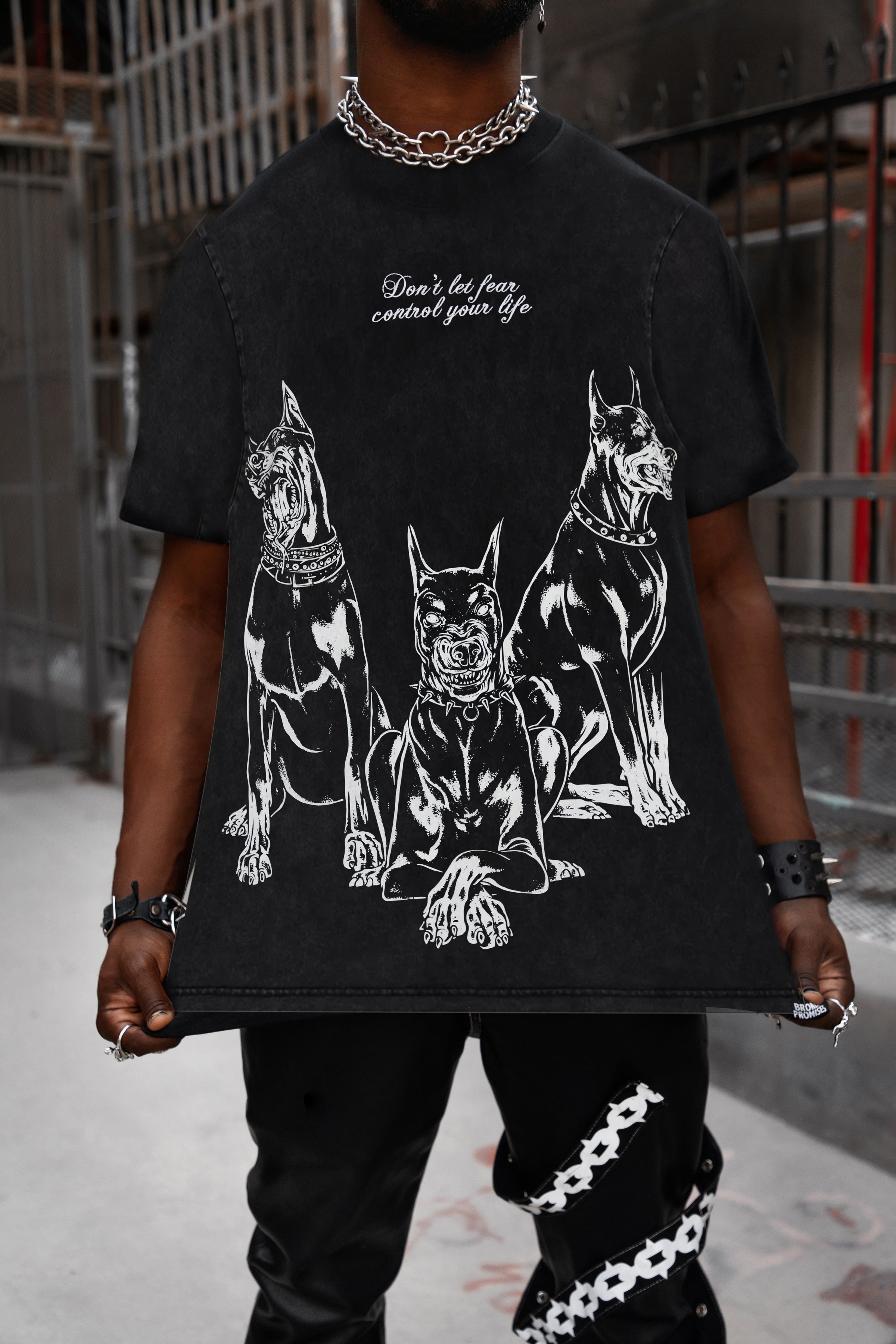 Fear of Three Washed Tee