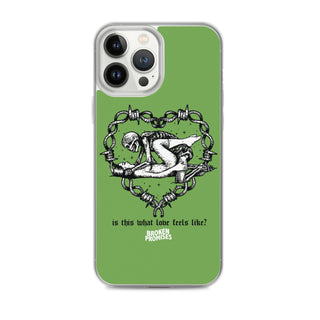 Feels Green iPhone Case