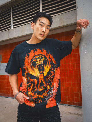 Fire Dancer Tie Dye Tee