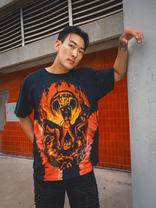 Fire Dancer Tie Dye Tee