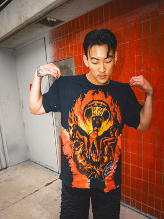 Fire Dancer Tie Dye Tee