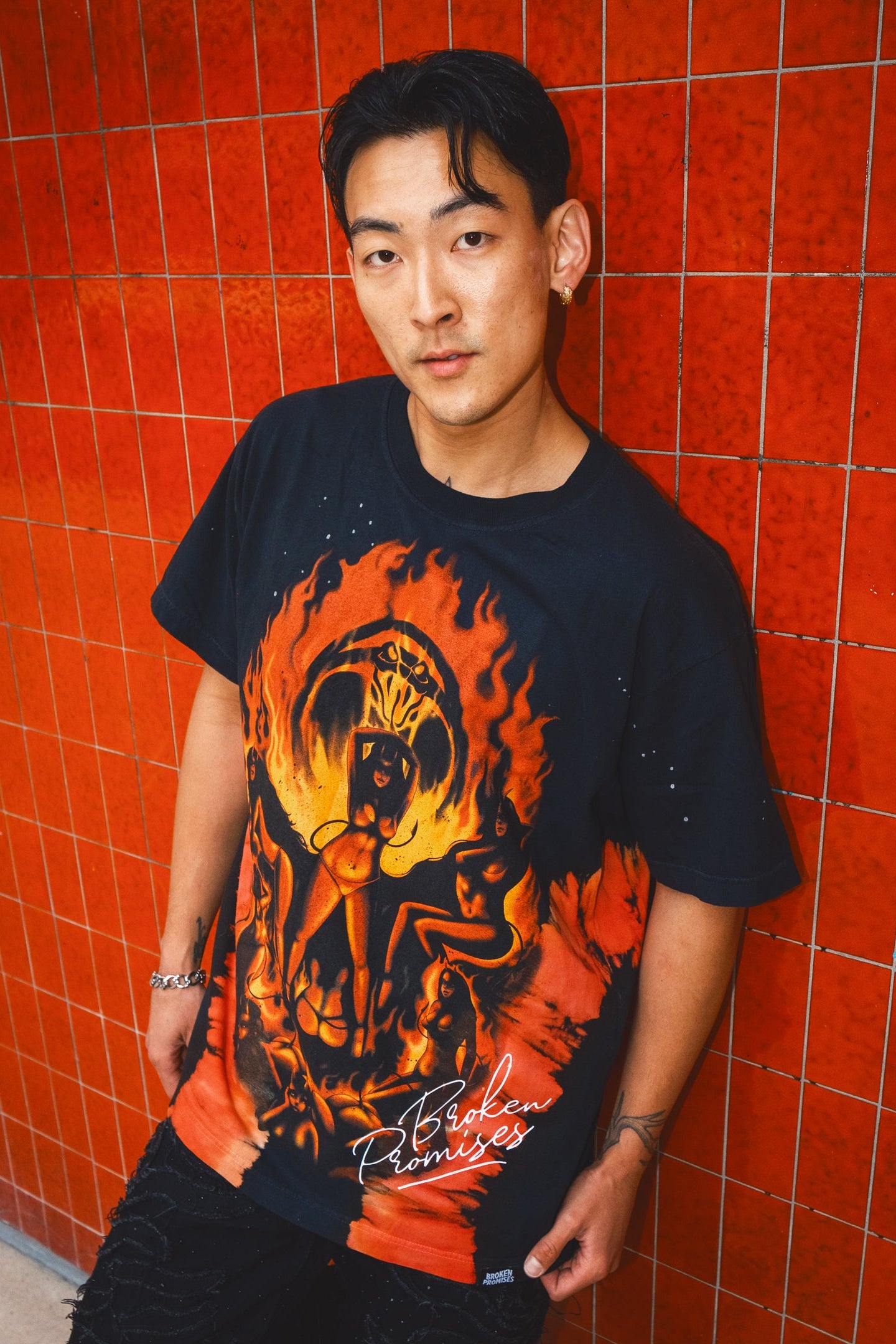 Fire Dancer Tie Dye Tee