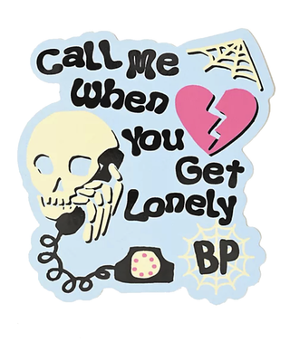 Get Lonely Sticker