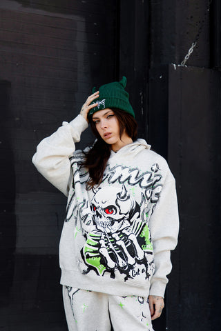 Get a Grip Rhinestone Hoodie