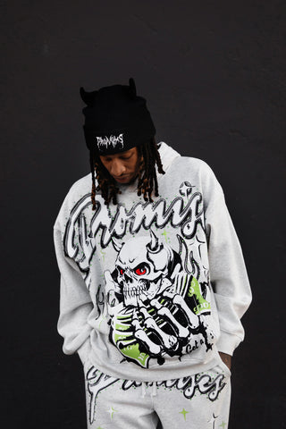 Get a Grip Rhinestone Hoodie