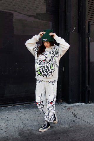 Get a Grip Rhinestone Sweatpants