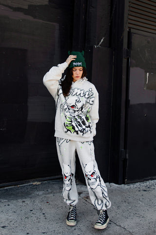 Get a Grip Rhinestone Sweatpants